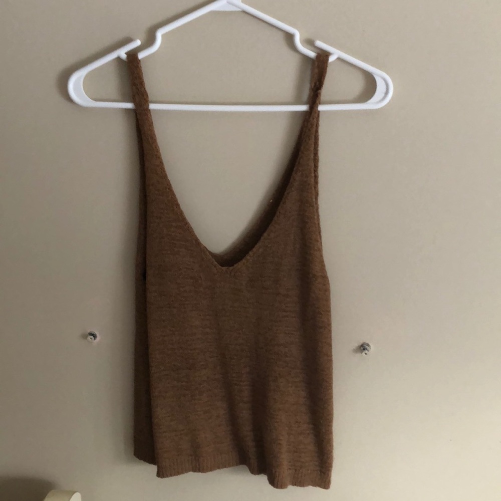 |CROP HALTER TOP|☁️🤎